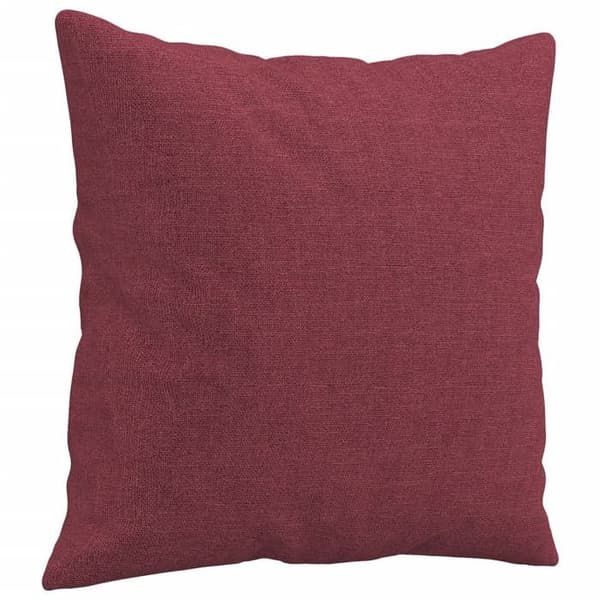 Maison Exclusive - Soffa 2 platser med bordeaux kuddar 140 cm tyg Bordeaux