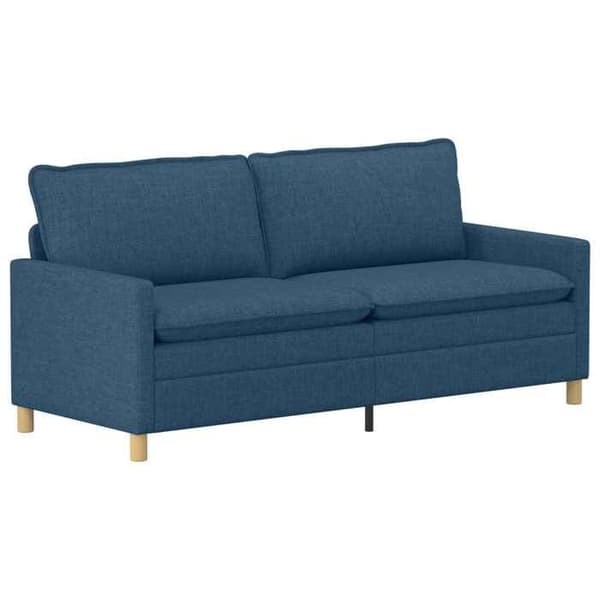 Maison Exclusive - Soffa Blå 196 x 81 x 87,5 cm Tyg