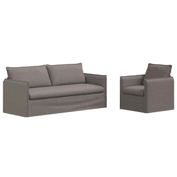 Maison Exclusive - 2-delars Soffset i Taupe Tyg