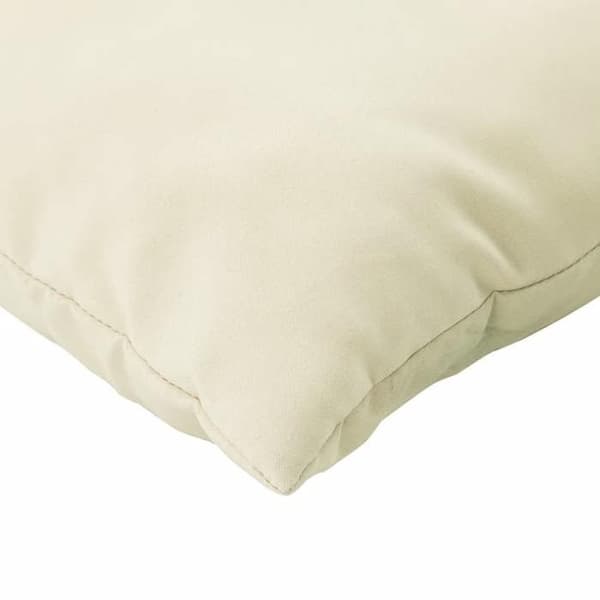 Maison Exclusive - Sofa puder sæt af 4 creme 40x40 cm stof