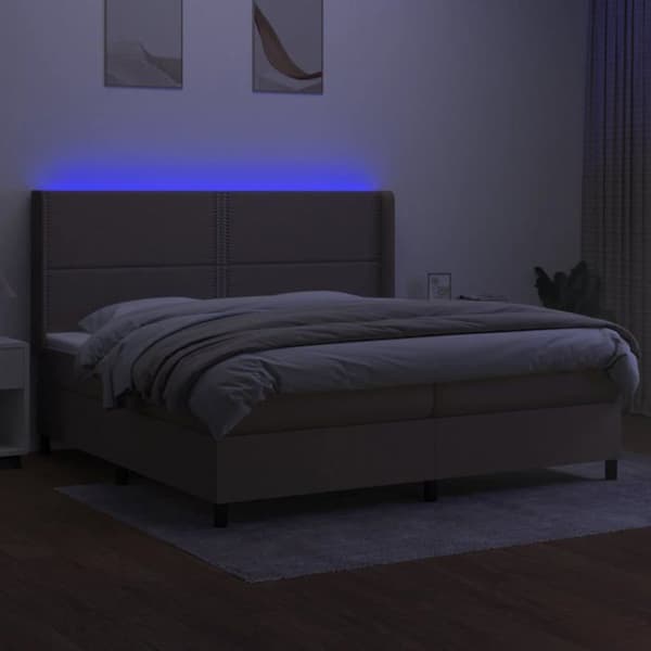 Maison Exclusive - LED-jousipatja kangaspäädyllä