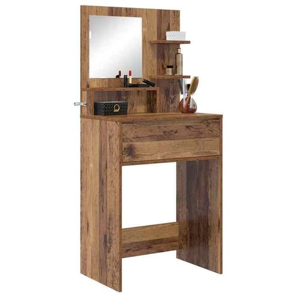 Maison Exclusive - Sminkbord för sovrum i gammalt trä