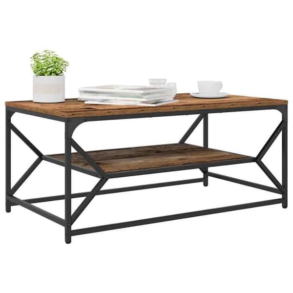 Soffbord - EXKLUSIV HEM - 90x50x40 cm - Matt finish - Stålstruktur - Rektangulär