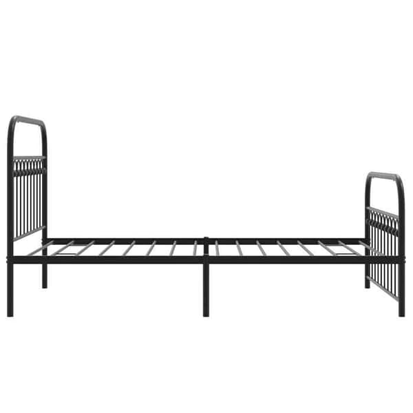 Sengestel - EKSKLUSIV HUS - 107 x 203 cm - Stål - Sort - Lamelseng Svart