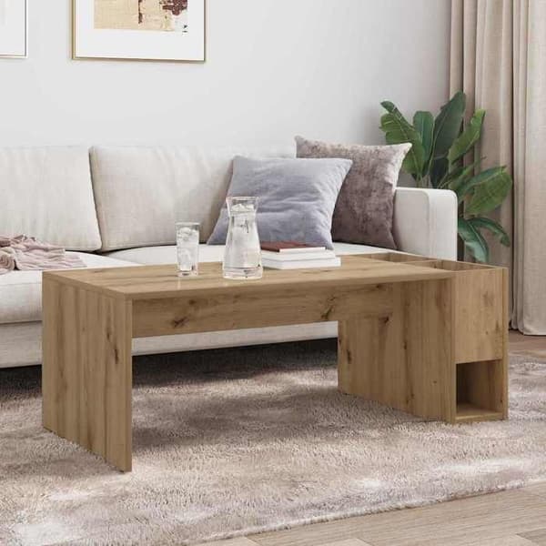 Maison Exclusive - Håndlavet egetræsbord 101,5 x 50 x 37 cm