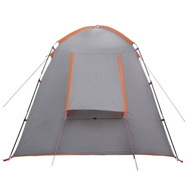 Maison Exclusive - Telt Hytte 6 personer Grå og orange Polyester