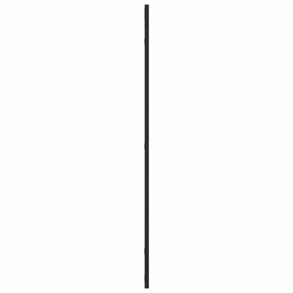 Maison Exclusive - Svart väggspegel 50x100 cm rektangulär järn