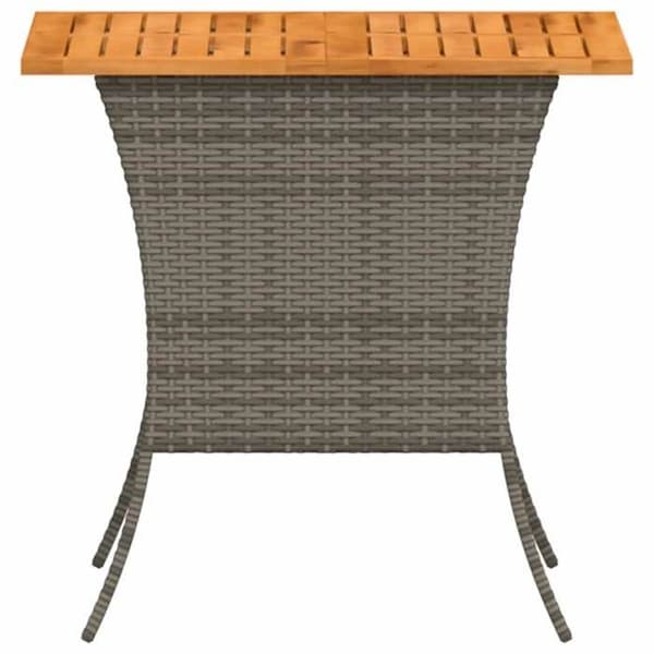 Maison Exclusive - Havebord med grå akacietræplade 105x75x72 cm