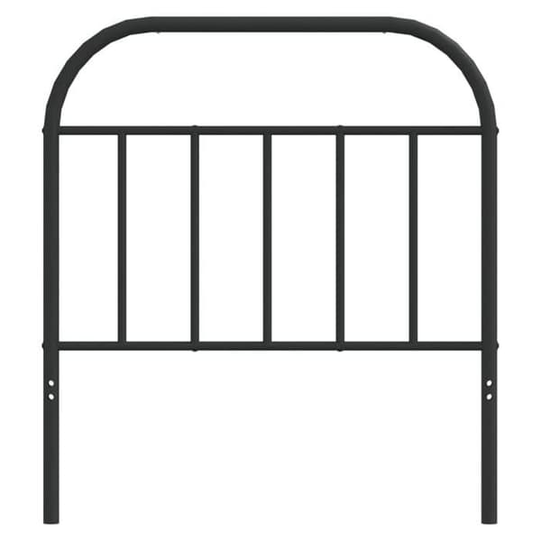 Maison Exclusive - Erstatnings hovedgærde i sort metal 80 cm Svart