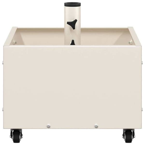 Maison Exclusive - Hvid parasolfod 45 x 45 x 45 cm Stål