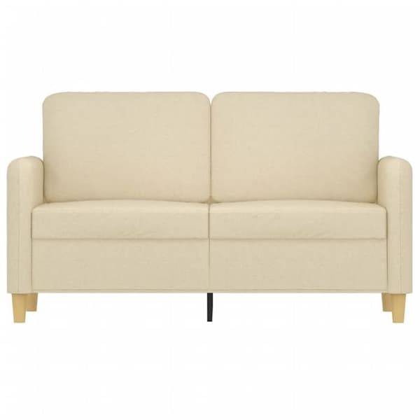Maison Exclusive - 2-personers sofa Creme 120 cm Stof