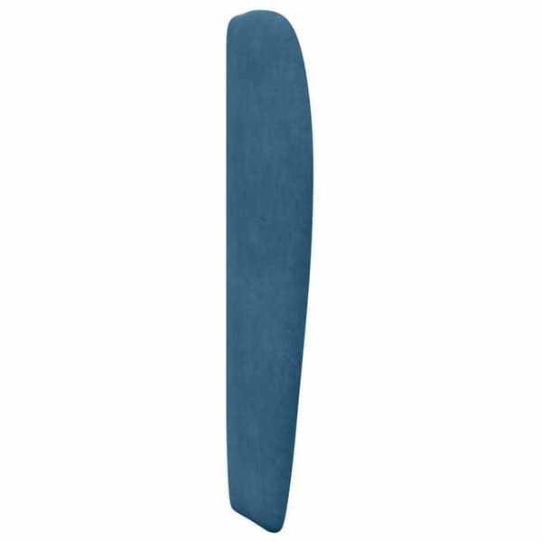 Pääty - MAISON EXCLUSIVE - Wave Ear - Sininen sametti - Vaahdotäyte - 80 x 23 x 6 cm Blå