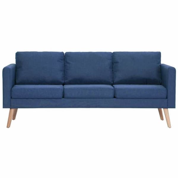 Maison Exclusive - 2 kpl sinisestä kankaasta valmistettu sohvasetti Blå