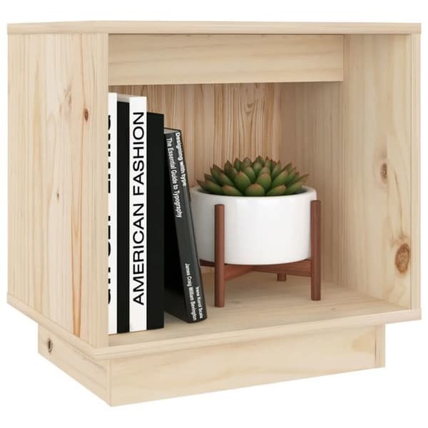 Maison Exclusive - Natborde 2 stk 40x30x40 cm Solid fyrretræ