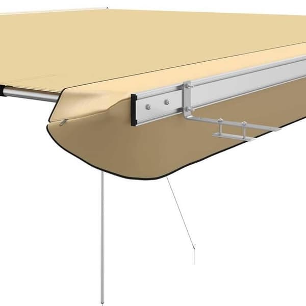 Maison Exclusive - Campingvogns- og trailerafdækning 2x2,5x2,15 m Beige