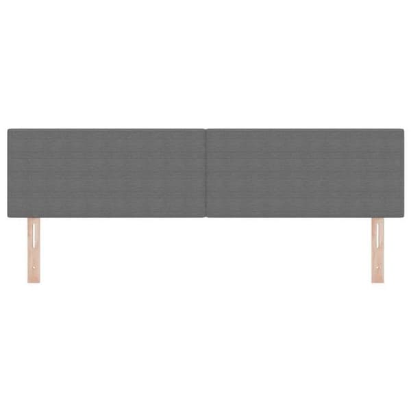Maison Exclusive - LED-huvudgavel Ljusgrå 180 cm Sammetstyg