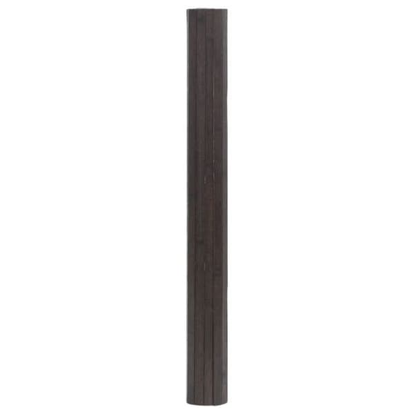 Maison Exclusive - Mörkbrun rektangulär matta 70x500 cm bambu