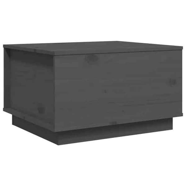 Maison Exclusive - Matala pöytä Harmaa 60x50x35 cm Massiivipuu mänty Grå
