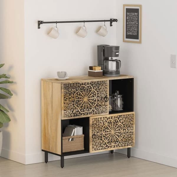 Maison Exclusive - Sidearmatur 80x33x75 cm massiv mangotræ