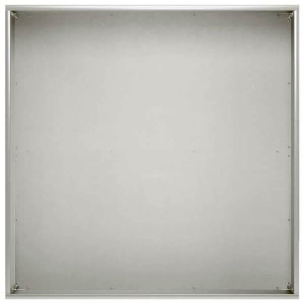 Maison Exclusive - Sølvfarvet plantekrukke til haven 60 x 60 x 20 cm Rustfrit stål Silver