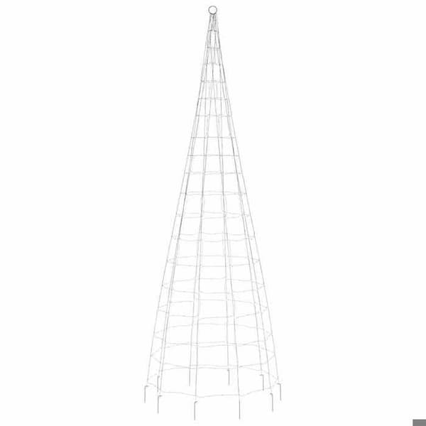 LED-juletræ - EKSKLUSIV HUS - 550 LED - Blå - 300 cm - 8 lys effekter Blå