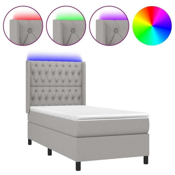 Maison Exclusive - LED-jousipatja kangaspäädyllä
