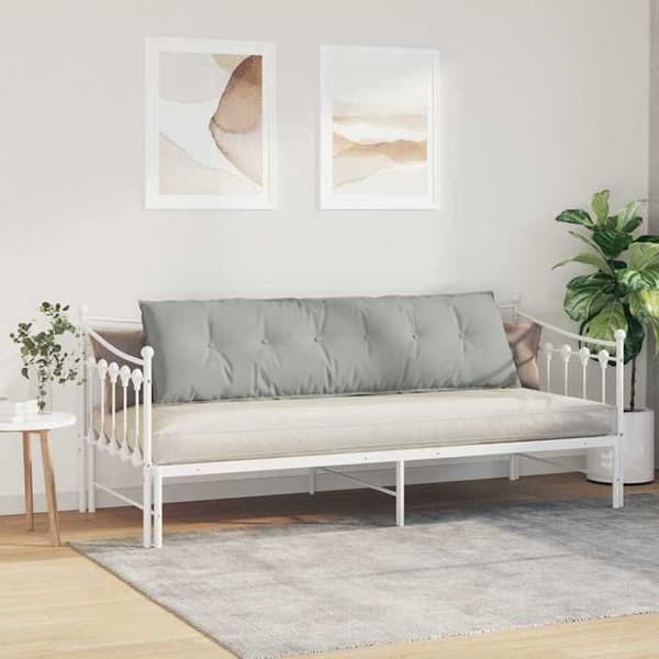 Rygpude - MAISON EXCLUSIVE - Moderne design - Lys grå - 180 x 50 cm - Mikrofiber Ljusgrått