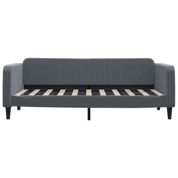 Maison Exclusive - Mörkgrå vilobädd 90x190 cm sammet