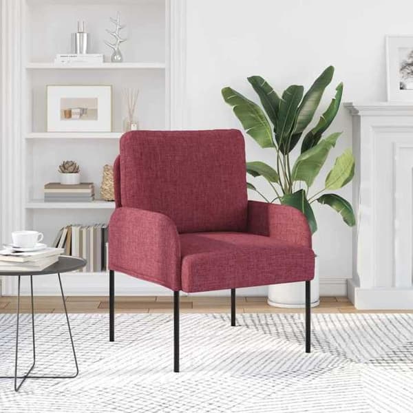 Maison Exclusive - Sofaer med pude 55cm Bordeaux Krydsfiner