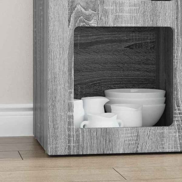 Maison Exclusive - Buffet ELST Harmaa Sonoma 59 x 35 x 80,5 cm Tekninen puu