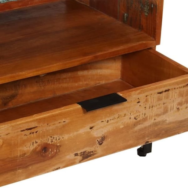 TV-möbel 118x35x45 cm Massivt återvunnet trä 45 [cm]