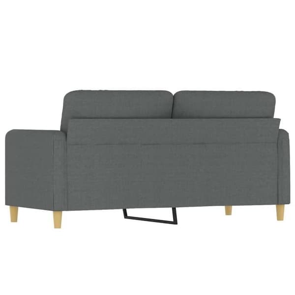 Maison Exclusive - Soffa 2-sits Grå mörk 140 cm Tyg