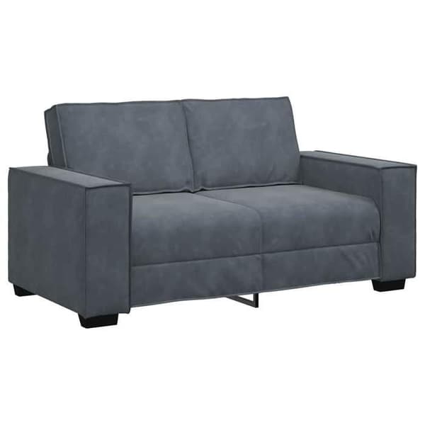 Maison Exclusive - Sæt med 2 stk. sofa med mørkegrå velourpuder