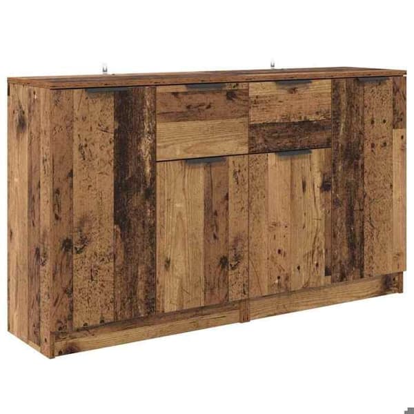 Buffé - EXKLUSIVT HEM - Kompakt Modell - 60 x 30 x 70 cm - Ingenjörsträ - Set om 2
