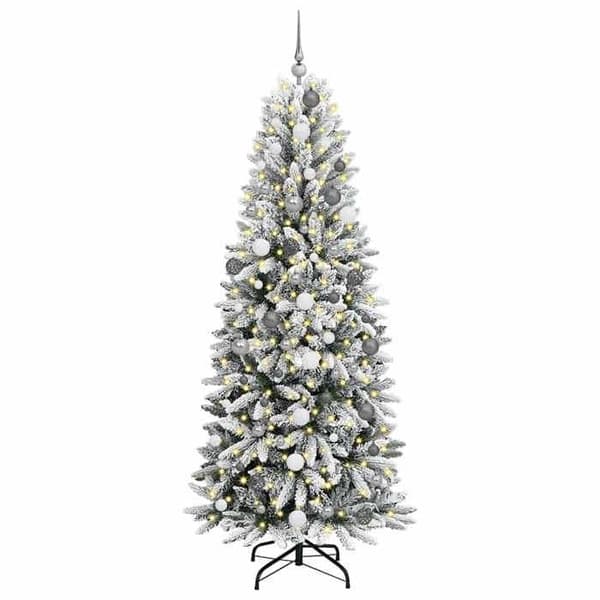 Maison Exclusive - Konstgjord Julgran Vit 210 cm Vit