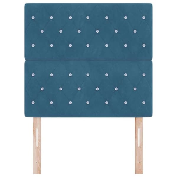 Maison Exclusive - Tummansininen pääty 90 cm Sametti Mörkblå
