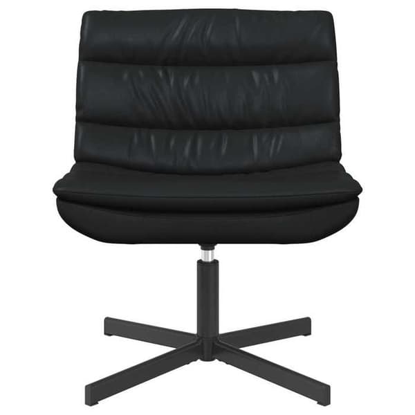 Maison Exclusive - Drejestol Sort 63 x 75 x 76 cm PU glans Svart