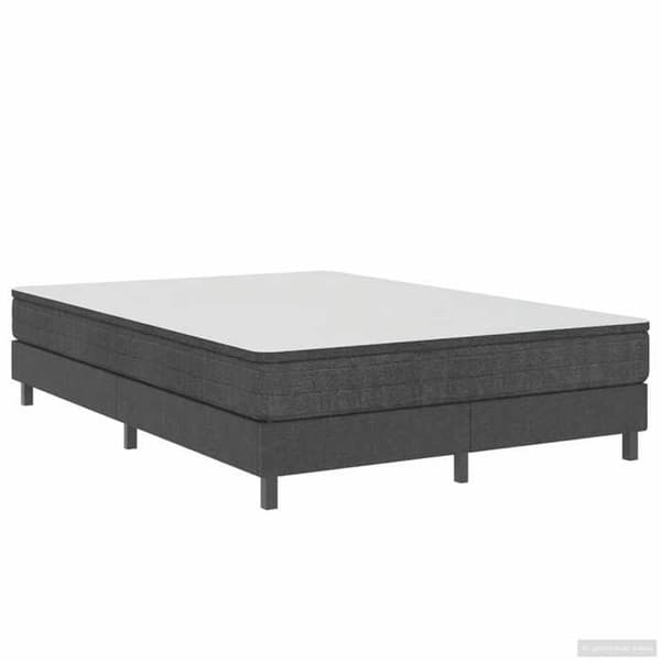 Maison Exclusive - Sängbotten med lameller Grått Tyg 140x200 cm Grå