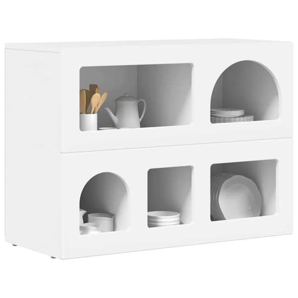 Maison Exclusive - Buffé ELST Vit 80,5 x 35 x 59 cm Ingenjörsträ