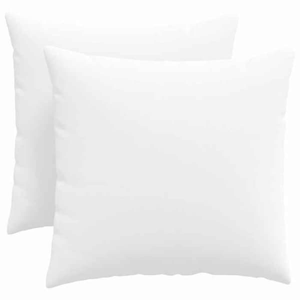 Maison Exclusive - Soffkuddar 2 st tyg Vit 50 x 50 cm Vit