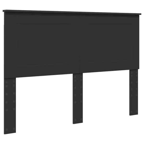 Maison Exclusive - Hovedgærde Sort Eg 100 cm Ingeniørtræ