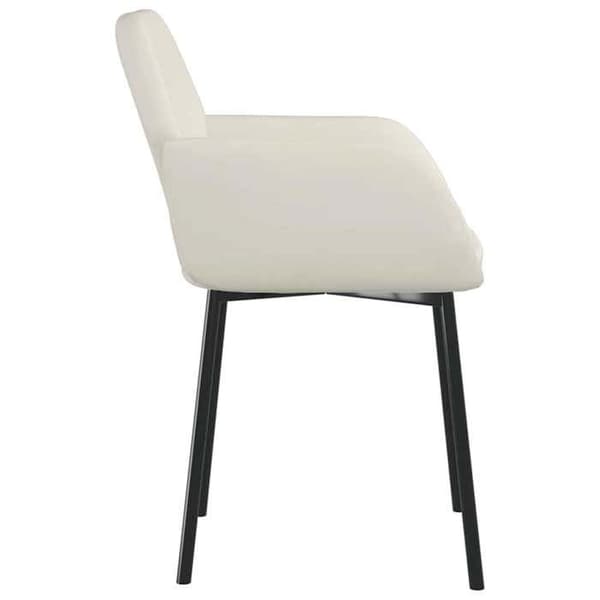 Maison Exclusive - Matstolar set om 2 Creme Sammet