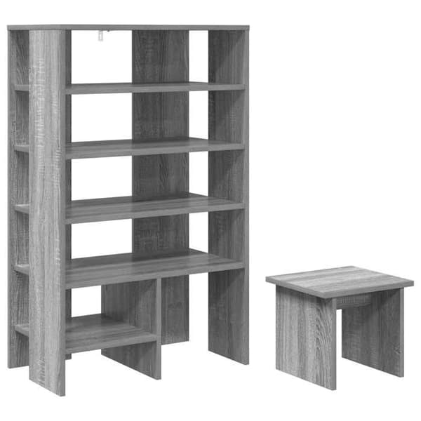 Maison Exclusive - Kengäteline 2 kpl 62 x 35 x 100 cm Tekninen puu