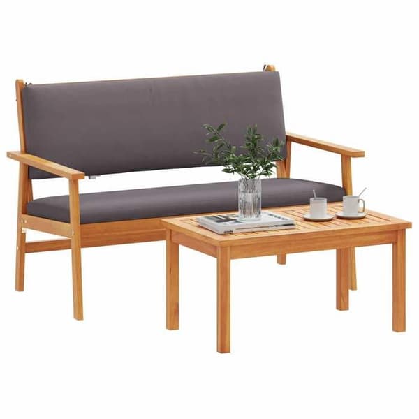 Maison Exclusive - 2 osan ulkokalustesetti, antrasiitti