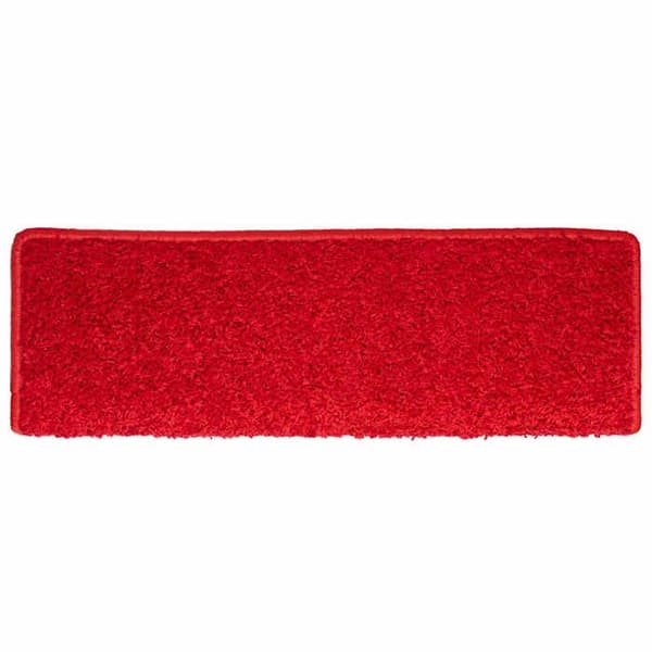 Maison Exclusive - Trappmatta 30 delar 65 x 21 x 4 cm Röd rektangulär kant