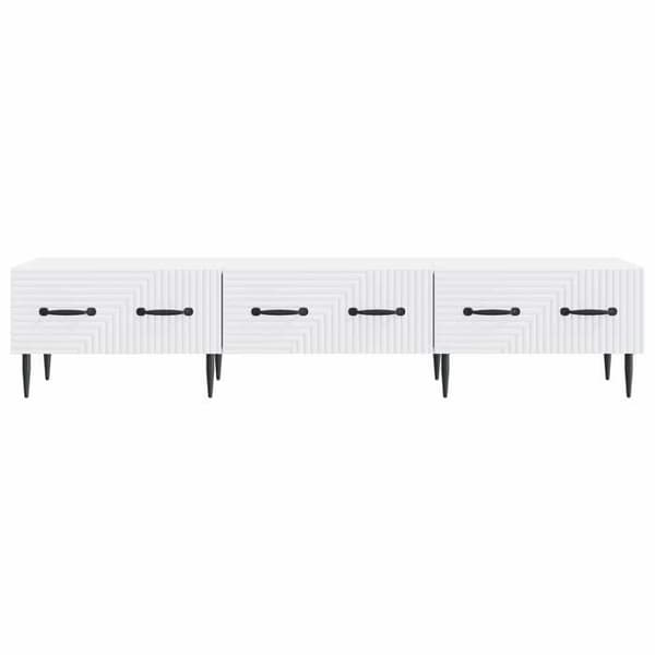 Maison Exclusive - TV-möbel Vit 147 x 34,5 x 30 cm Ingenjörsträ Vit