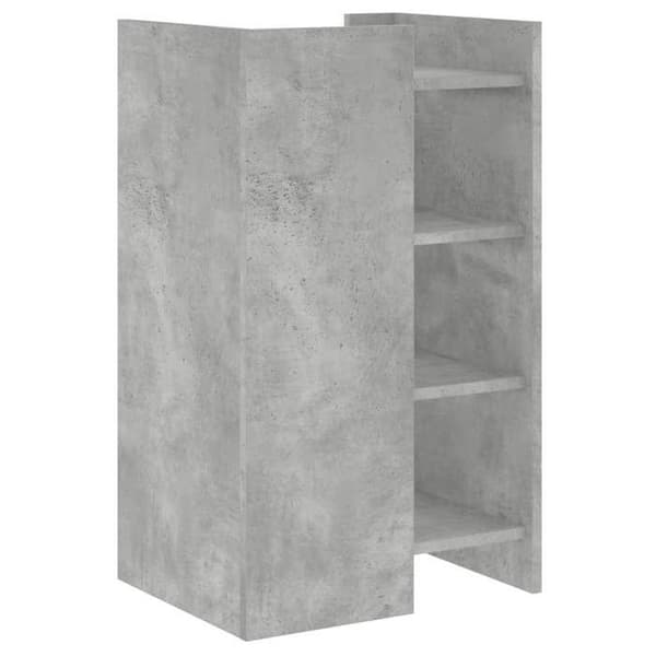 Maison Exclusive - Buffet grå beton 45x35x75 cm Ingeniørtræ