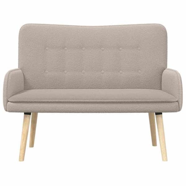 Maison Exclusive - Sofa 2 pladser Lys grå 115 x 61 x 87 cm Bouclé