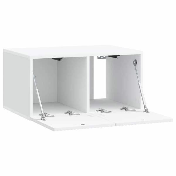 Maison Exclusive - Väggmonterad TV-möbel Vit 59,5 x 41 x 30 cm Ingenjörsträ