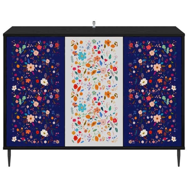 Maison Exclusive - Buffet MAINZ Sort eg 102 x 33 x 76 cm Ingeniørtræ